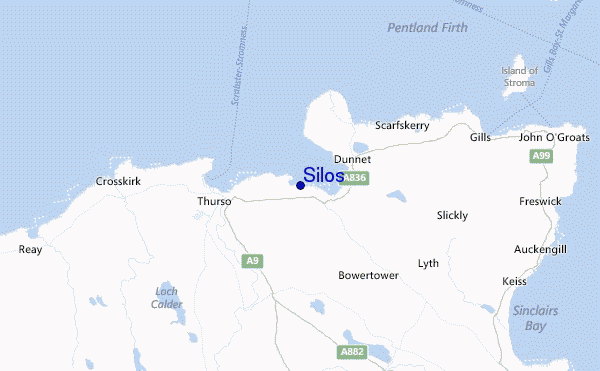 Silos Location Map