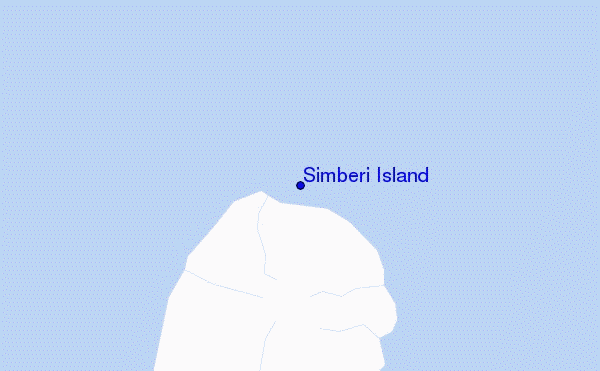 locatiekaart van Simberi Island