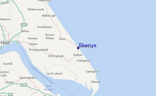 Skerrys Location Map