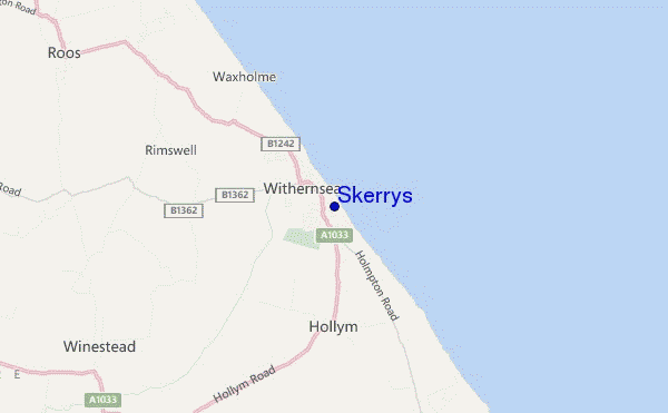 locatiekaart van Skerrys