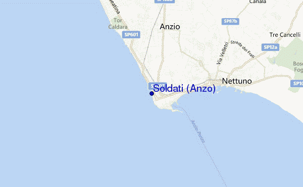 locatiekaart van Soldati (Anzo)