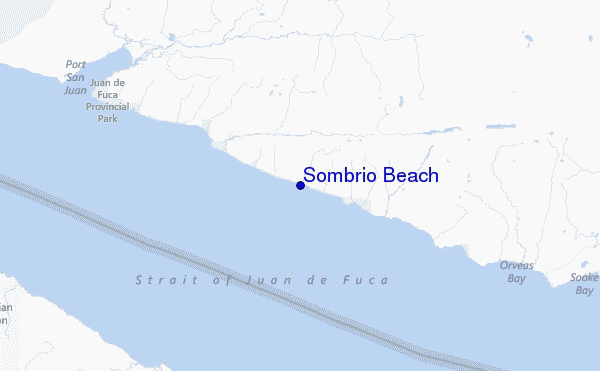 Sombrio Beach Location Map