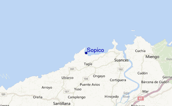 locatiekaart van Sopico