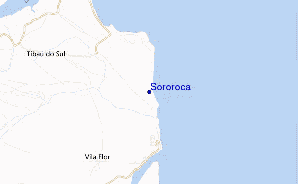 locatiekaart van Sororoca