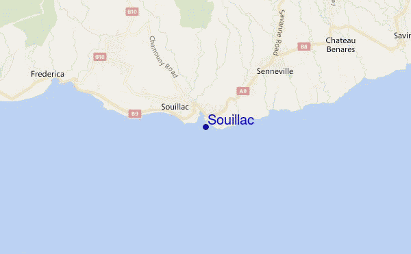 locatiekaart van Souillac