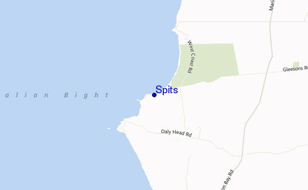 locatiekaart van Spits