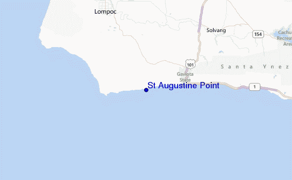 St Augustine Point Location Map