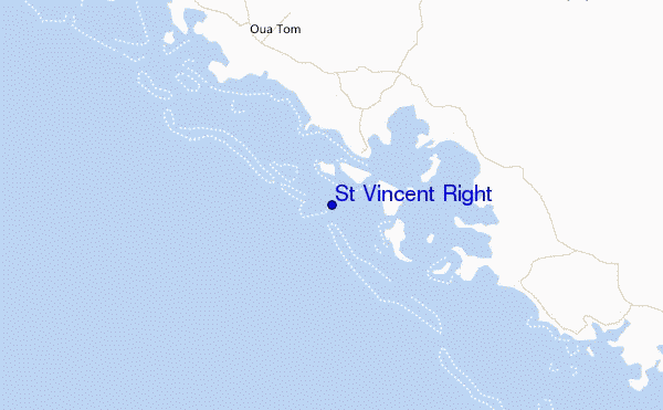 St Vincent Right Location Map