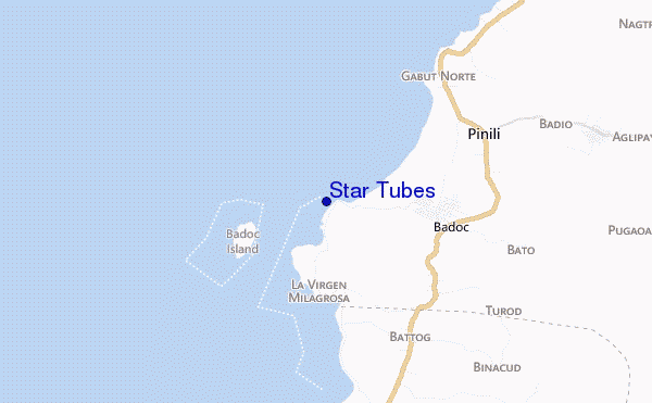 locatiekaart van Star Tubes