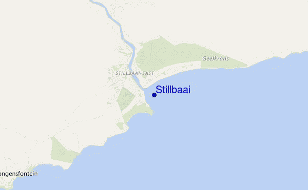 locatiekaart van Stillbaai