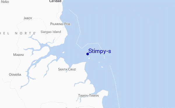 locatiekaart van Stimpy's