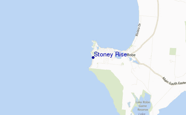 locatiekaart van Stoney Rise