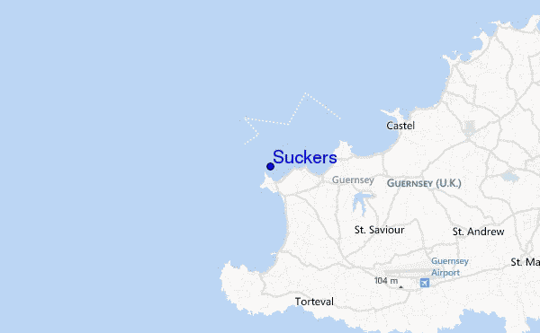 locatiekaart van Suckers