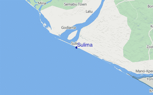 locatiekaart van Sulima