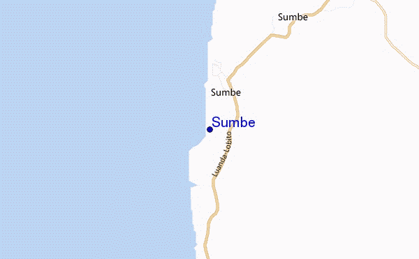 locatiekaart van Sumbe