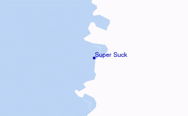 locatiekaart van Super Suck
