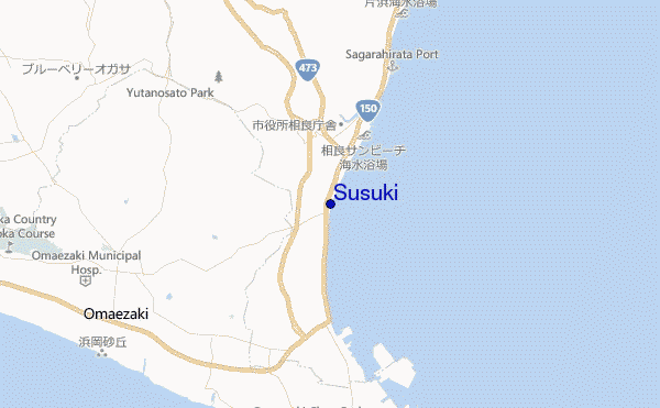 locatiekaart van Susuki