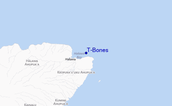 locatiekaart van T-Bones