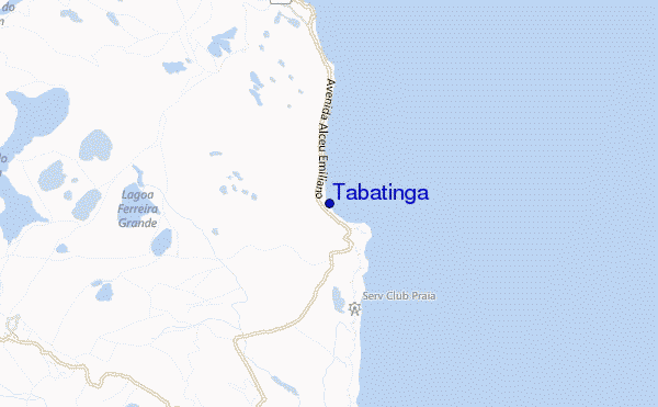 locatiekaart van Tabatinga