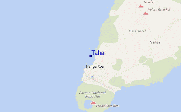 locatiekaart van Tahai