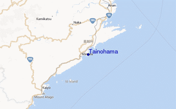 Tainohama Location Map