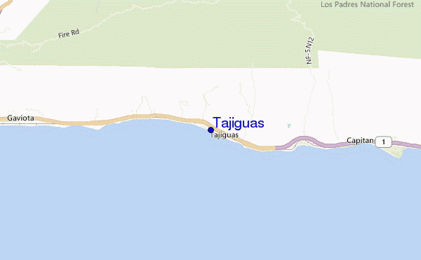 locatiekaart van Tajiguas