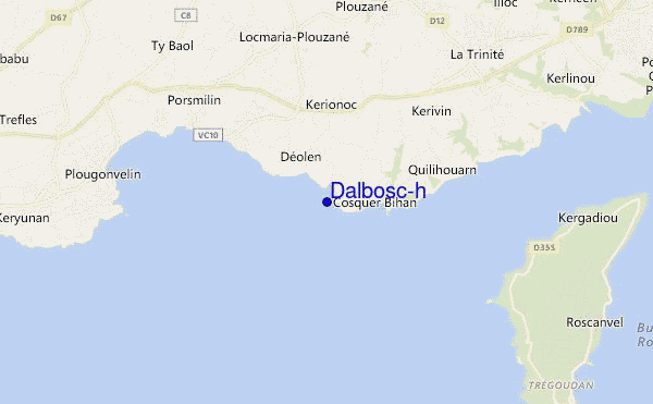 locatiekaart van Dalbosc'h