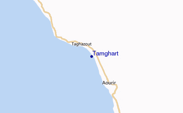 locatiekaart van Tamghart