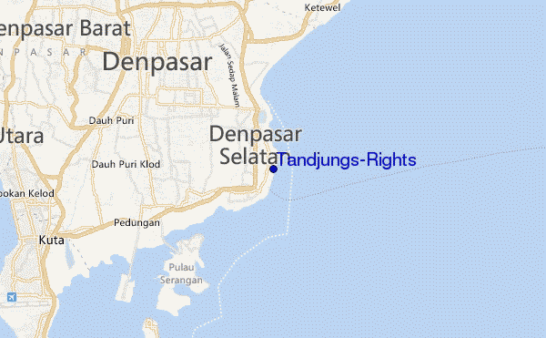 locatiekaart van Tandjungs-Rights
