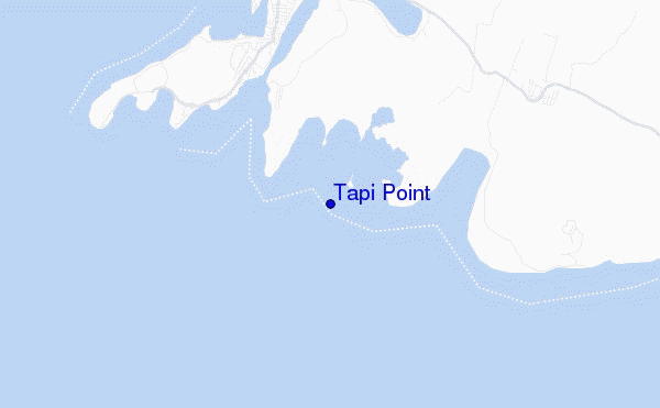 locatiekaart van Tapi Point