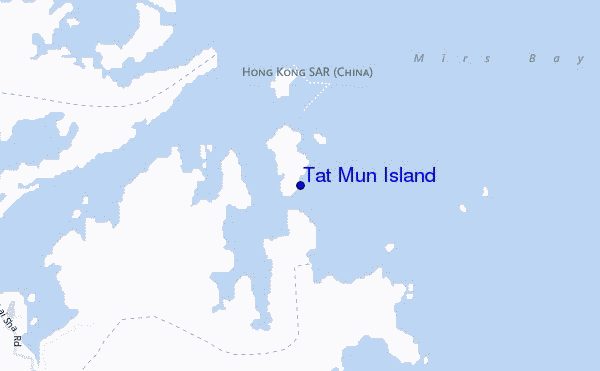 locatiekaart van Tat Mun Island