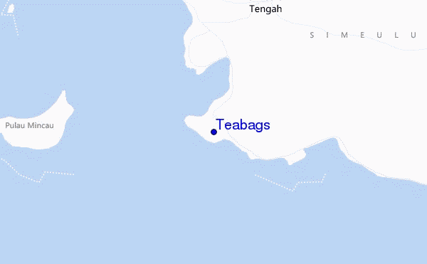 locatiekaart van Teabags