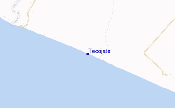 locatiekaart van Tecojate