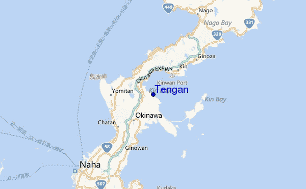 Tengan Location Map