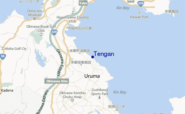 locatiekaart van Tengan