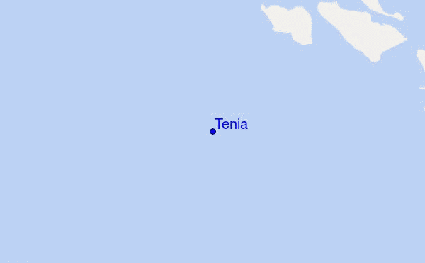 locatiekaart van Tenia