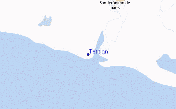 locatiekaart van Tetitlan