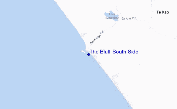 locatiekaart van The Bluff-South Side