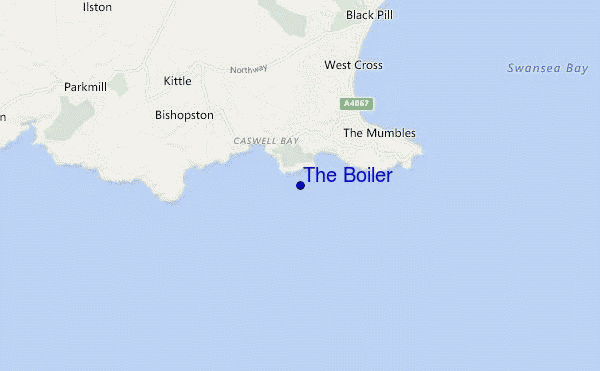 locatiekaart van The Boiler