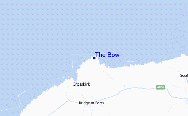 locatiekaart van The Bowl