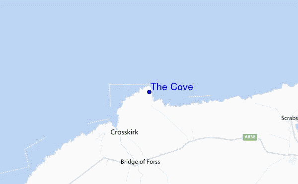 locatiekaart van The Cove