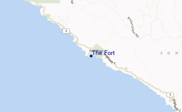 locatiekaart van The Fort