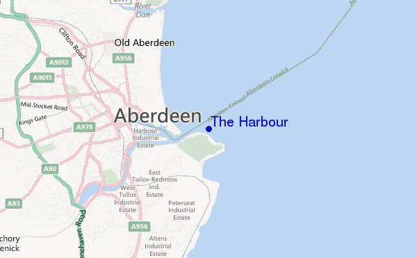 locatiekaart van The Harbour