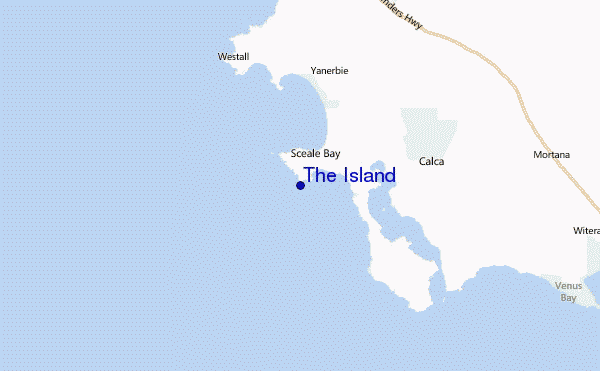 The Island Location Map