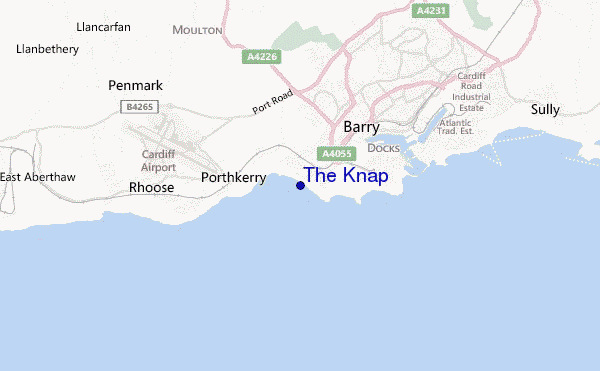 locatiekaart van The Knap