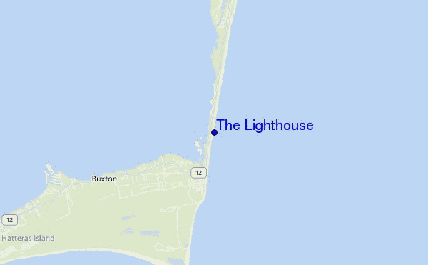 locatiekaart van The Lighthouse