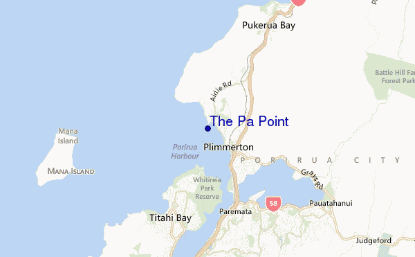 locatiekaart van The Pa Point