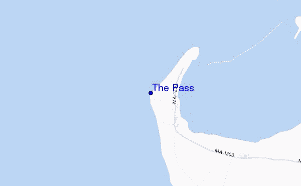 locatiekaart van The Pass