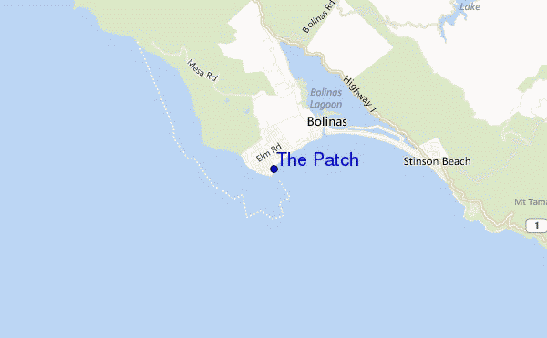 locatiekaart van The Patch