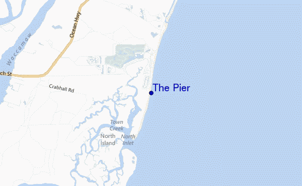 locatiekaart van The Pier